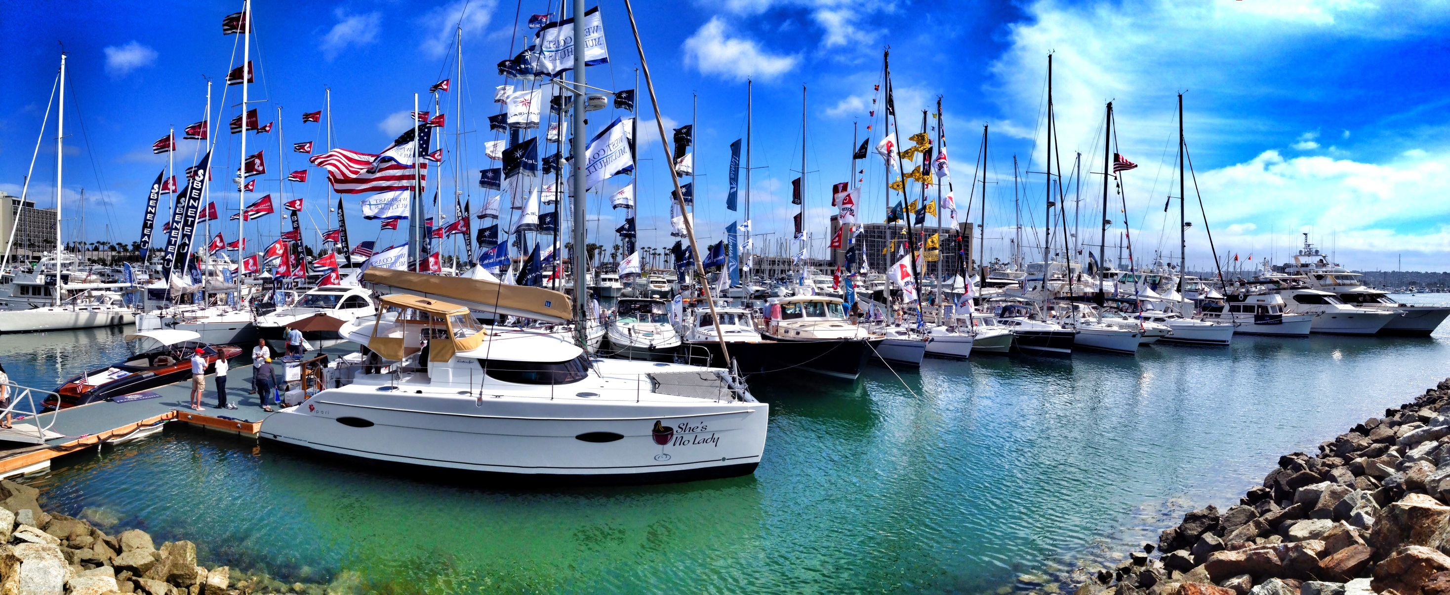 SAN DIEGO INTERNATIONAL BOAT SHOW JUNE 15 18 C3 Communications Inc   Pic SDIBS13 Boats In Water 0 