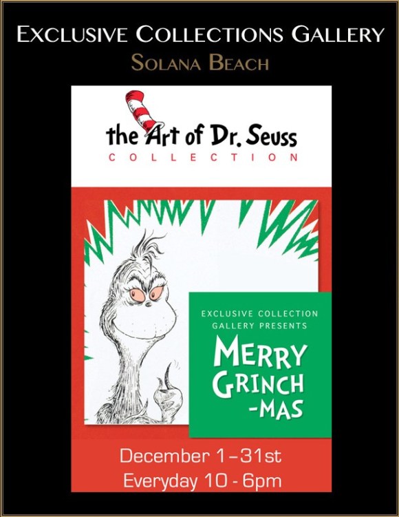 Dr. Seuss Art Exhibit Merry Grinchmas